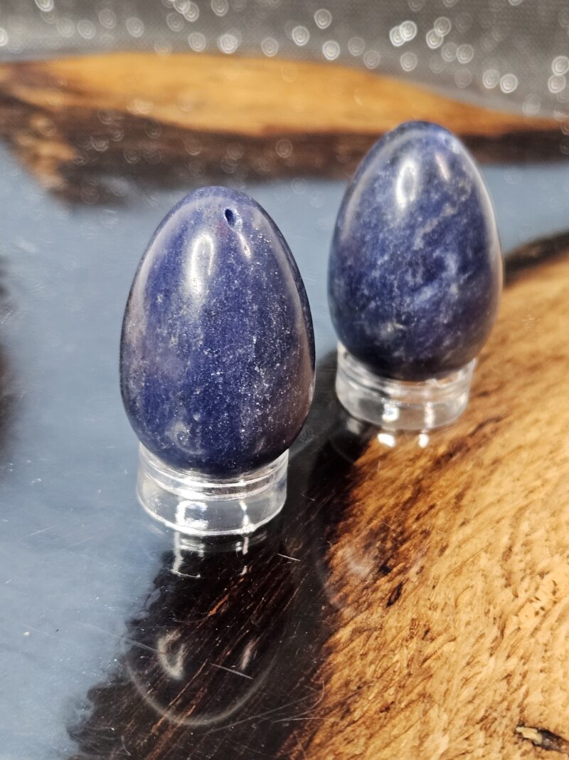 Oeuf de Yoni en Sodalite – Image 2