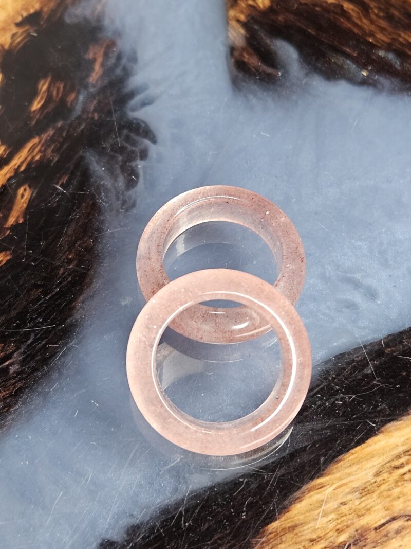 Bague en Quartz Fraise