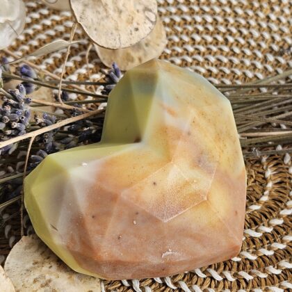 Savon artisanal d'herboriste Coeur Messager