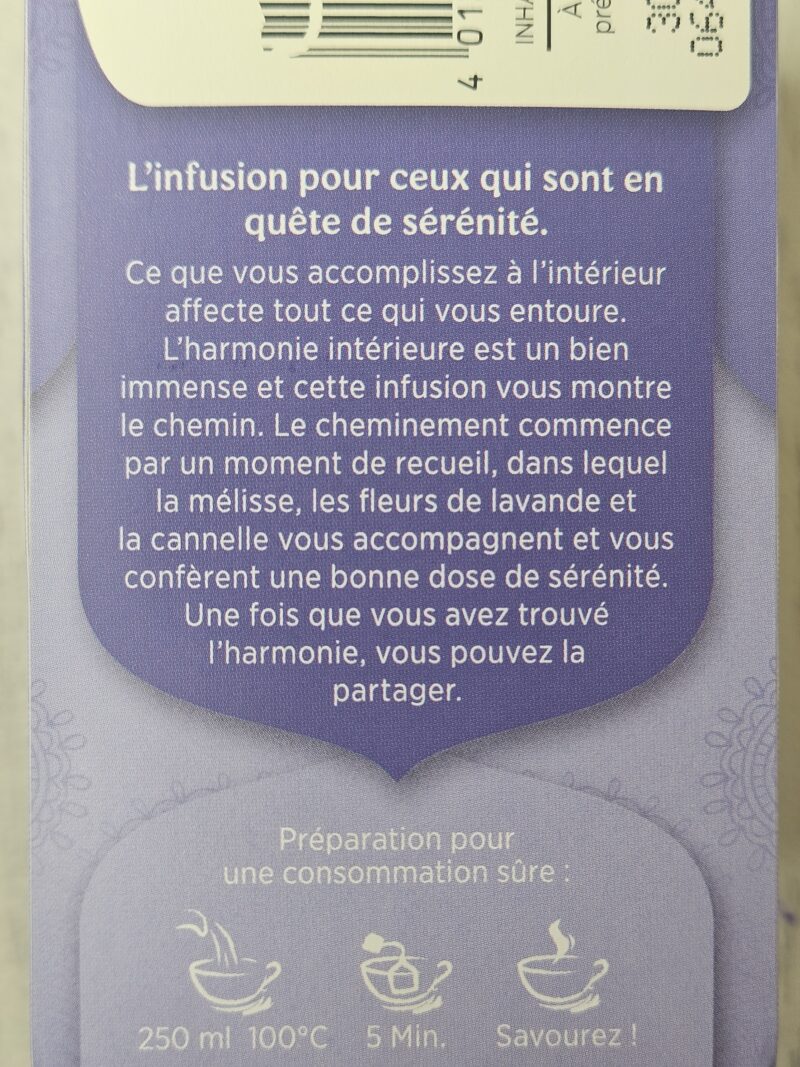 Tisane Yogi Tea HARMONIE INTERIEURE - Boite de 17 sachets – Image 2