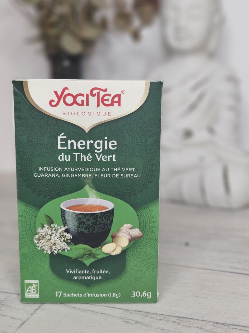 Tisane Yogi Tea ENERGIE DU THE VERT - Boite de 17 sachets