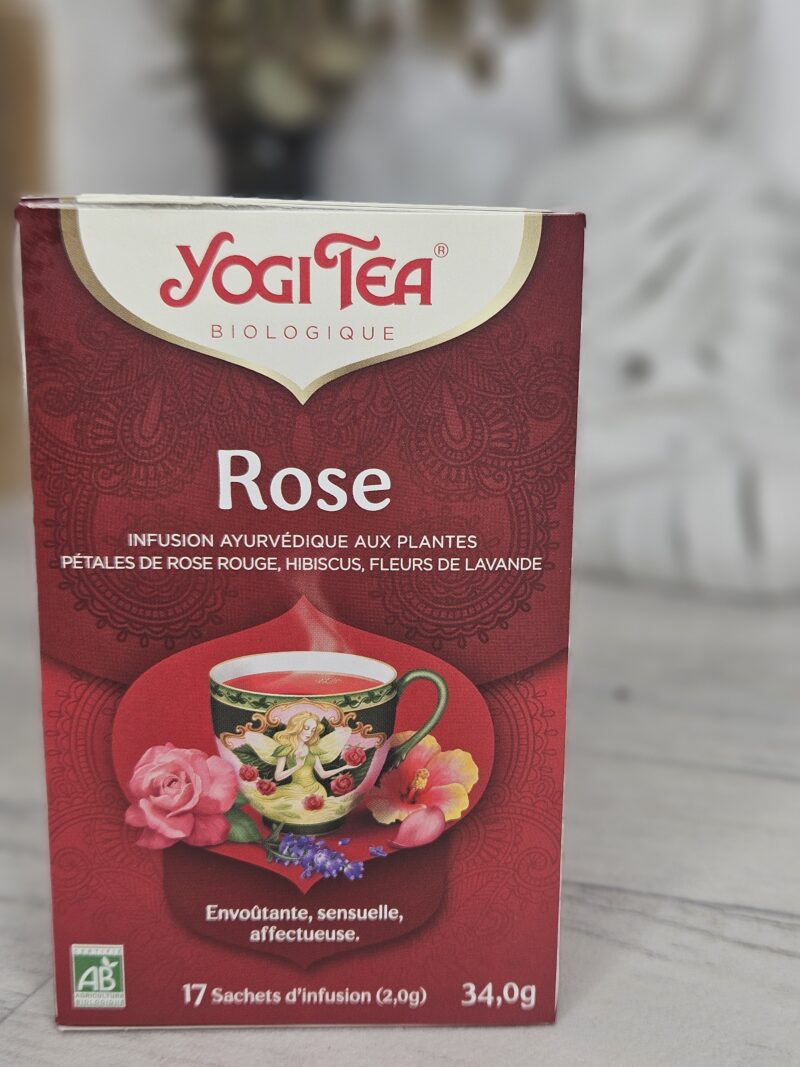 Tisane Yogi Tea Rose - Boite de 17 sachets