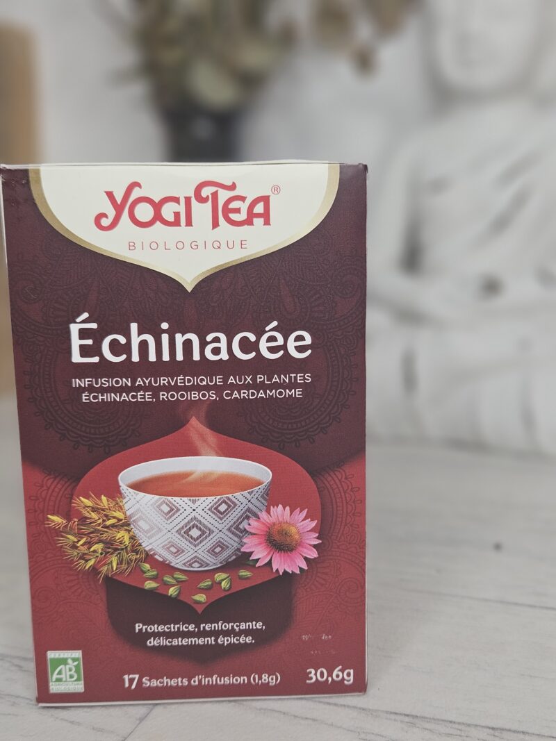 Tisane Yogi Tea Echinacée -  Boite de 17 sachets