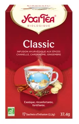 Tisane Yogi Tea Classic Boite de 17 sachets