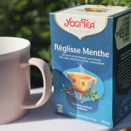 Tisane Yogi Tea Réglisse Menthe - Boite de 17 sachets
