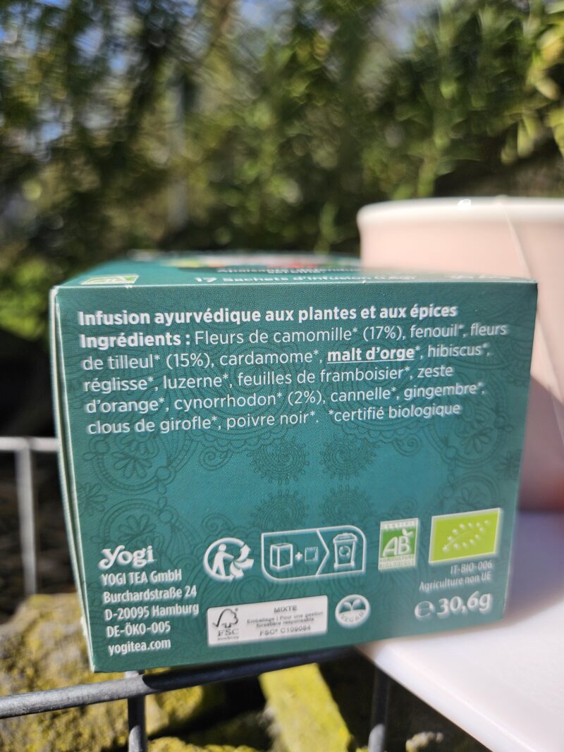 Tisane Yogi Tea Grand Calme - Boite de 17 sachets – Image 3