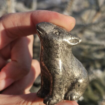 Personnage Loup en Pyrite