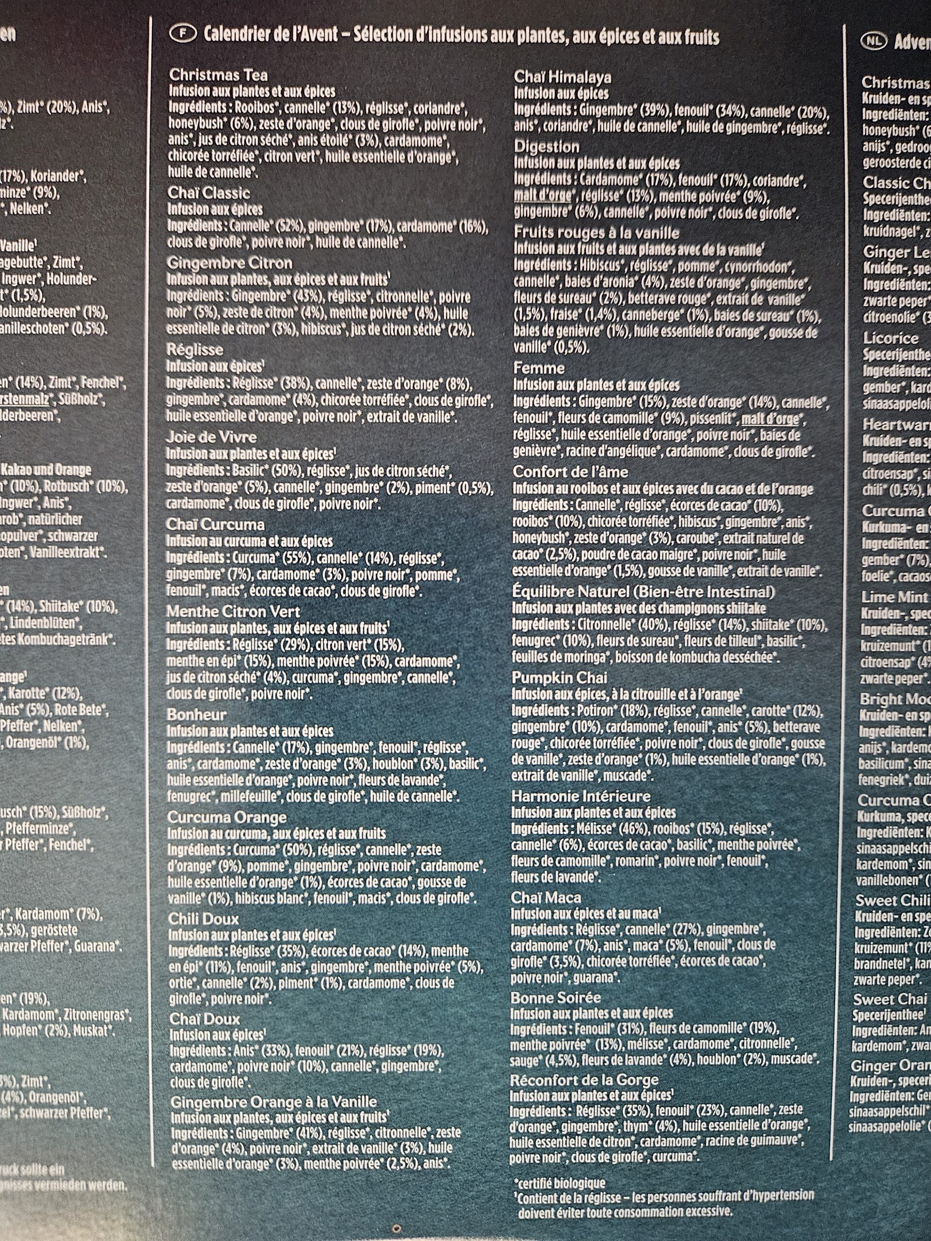 Calendrier de l'avent Yogi Tea - Christmas Calendar – Image 5