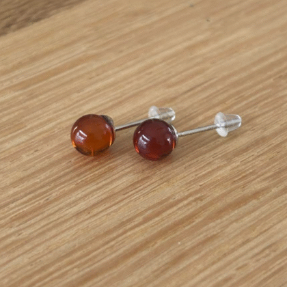 Boucles d'Oreilles en Ambre Naturelle