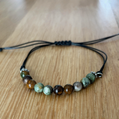 Bracelet en Opale Verte