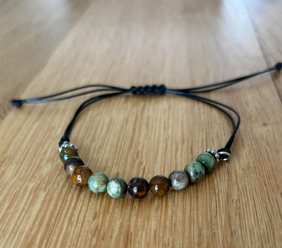 Bracelet en Opale Verte