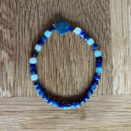 Bracelet en Amazonite et Sodalite