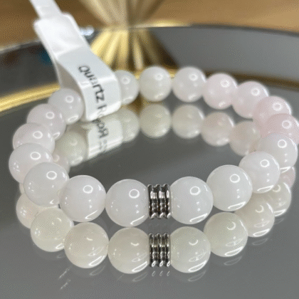 Bracelet en Quartz Rose