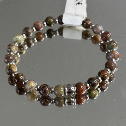 Bracelet en Jaspe Océan