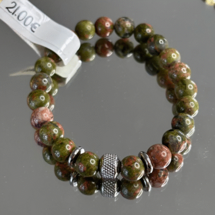 Bracelet en Unakite