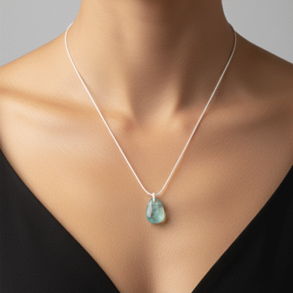 Collier en Fluorite verte