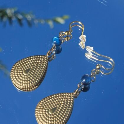 Boucles d'oreilles Fantaisie Cyanite